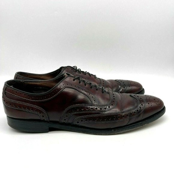 Allen Edmonds Mens Wingtip Oxford Dress Shoes - Picture 1 of 9